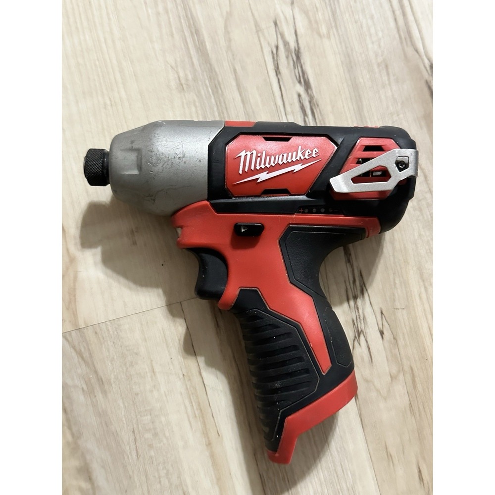 Milwaukee 2462-20 M12 1/4 inch Hex Impact Driver (Tool Only) - Red TESTED WORKS